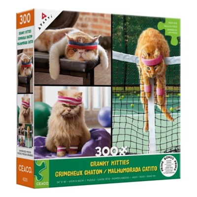 Ceaco Cranky Kitties - Anyone for Tennis? - obrázek puzzlí
