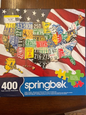 Springbok State Plates - puzzle image
