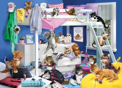 Cobble Hill Kitten Slumber Party - obrázek puzzlí