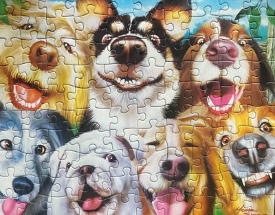 Masterpieces Dog Selfies - puzzle image