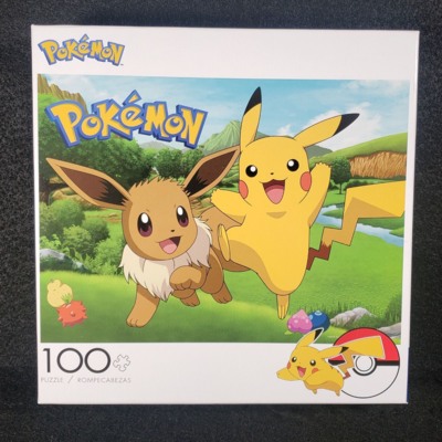 Buffalo Games Pikachu and Eevee - puzzle image