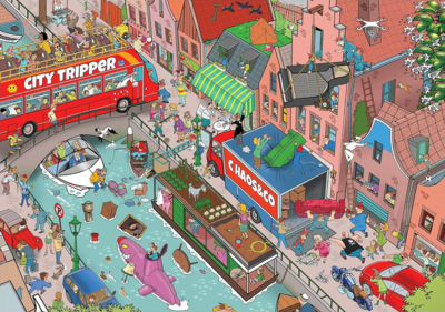 Goliath That's Life: The City - puzzle image