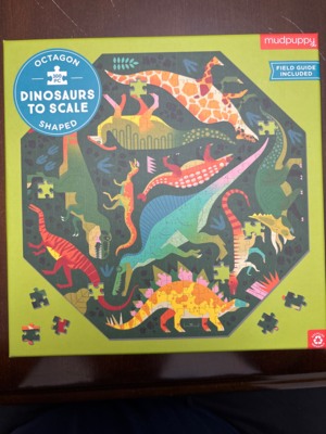 Mudpuppy Dinosaurs to scale - obrázek puzzlí