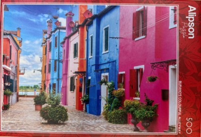 Alipson Burano’s colourful alleway - obrázek puzzlí
