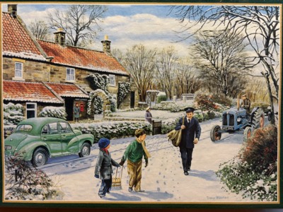 Jumbo Winter Round - obrázek puzzlí