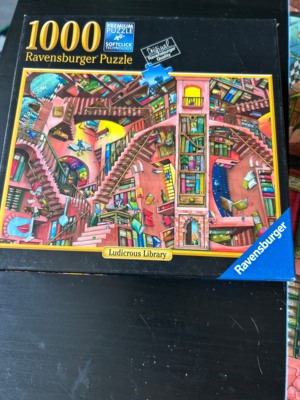 Ravensburger Ludicrous Library - puzzle image