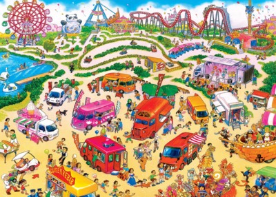 Masterpieces A-Maze-ing: Summer Carnival - obrázek puzzlí