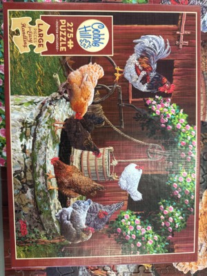 Cobble Hill The Chickens are Well - obrázek puzzlí