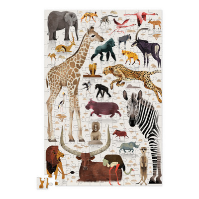 Crocodile Creek African animals - obrázek puzzlí