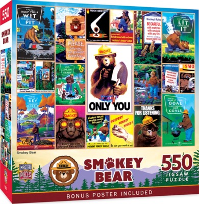 Masterpieces Smokey Bear - obrázek puzzlí