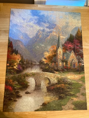 Ceaco Thomas Kinkade: The Mountain Chapel - obrázek puzzlí
