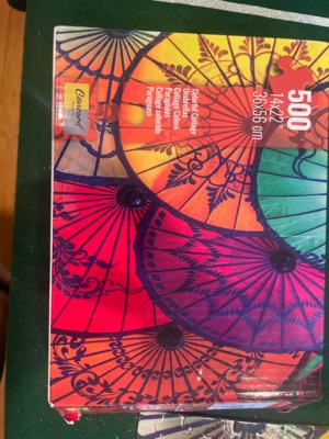Concord Puzzle Co Colorful Collage Umbrellas - obrázek puzzlí