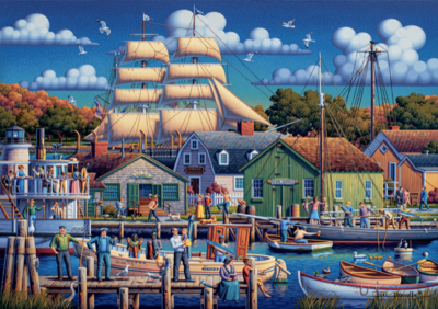 Dowdle Mystic Seaport 1000 Pieces - obrázek puzzlí