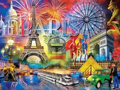 Masterpieces Greetings from Paris - obrázek puzzlí