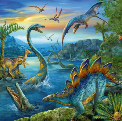 Ravensburger Dinosaur Fascination 1/3 - obrázek puzzlí