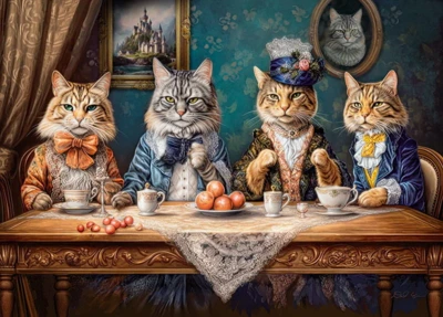Cherry Pazzi Tea Party - obrázek puzzlí