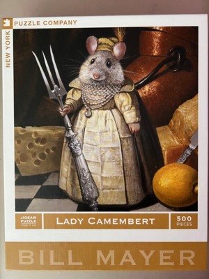 New York Puzzle Company Lady Camembert - obrázek puzzlí