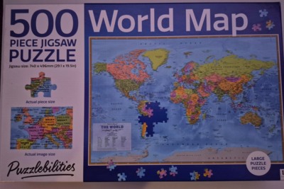 Puzzlebilities World Map - obrázek puzzlí