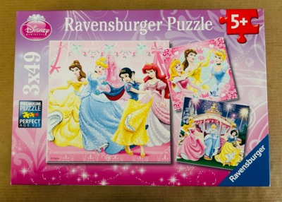 Ravensburger Snow White, Belle, Ariel, Cinderella - obrázek puzzlí