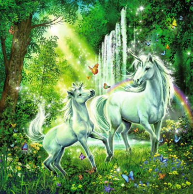 Ravensburger Beautiful Unicorns 3/3 - puzzle image