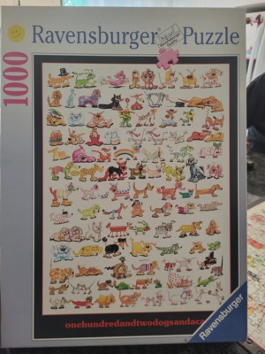 Ravensburger 102 dogs and 1 cat - obrázek puzzlí
