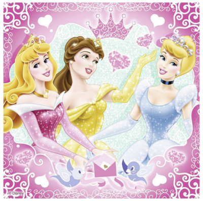 Ravensburger Disney Princess - Aurora, Belle, Cinderella - puzzle image