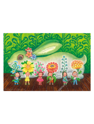 Renoir Puzzle Flowery Childhood - puzzle image