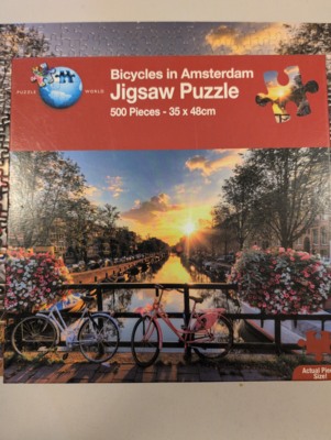 Puzzle World Bicycles in Amsterdam - obrázek puzzlí