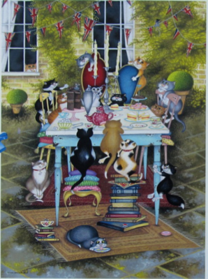 Ravensburger Crazy Cats...Teatime Treats: Wonderland Tea Party - obrázek puzzlí