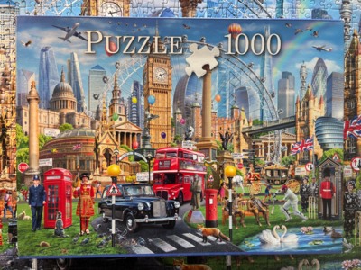 Puzzle 1000 London - obrázek puzzlí