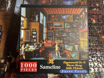 Sameline Cognoscenti In A Room Hung With Pictures - obrázek puzzlí