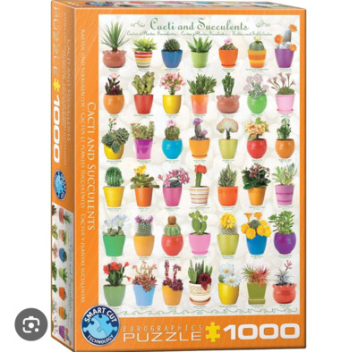 Eurographics Cactus and succulents - obrázek puzzlí