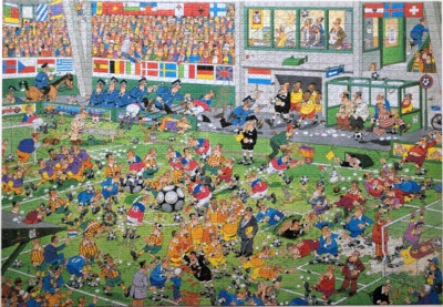 Jumbo Jan van Haasteren: Championship Football - puzzle image