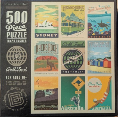 Americanflat World Travel Australia - puzzle image