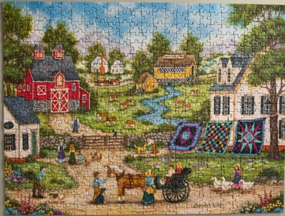 Masterpieces Roadside Gossip - puzzle image