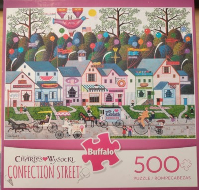 Buffalo Games Charles Wysocki - Confection Street - imagen del puzzle
