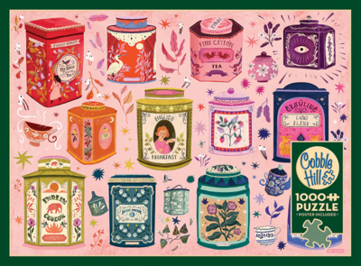 Cobble Hill Tea Tin Treasures - obrázek puzzlí