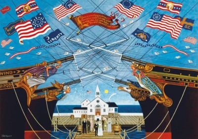 Milton Bradley Dockside Marriage - obrázek puzzlí