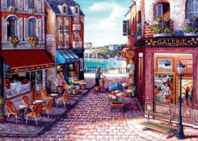 Ravensburger Seaside Stroll - obrázek puzzlí