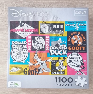 Trefl Disney 100: Minnie Goofy Donald Pluto - obrázek puzzlí