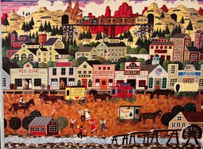 Bits and Pieces Wild West - imagen del puzzle