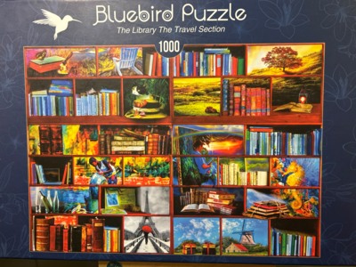 Bluebird The library the Travel section - obrázek puzzlí