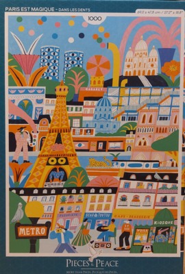 Pieces & Peace Paris est magique - obrázek puzzlí
