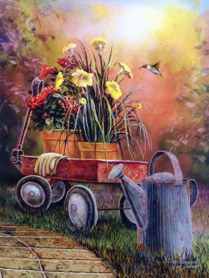 SunsOut Summer Blooms - obrázek puzzlí