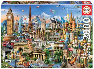 Educa Europe Landmarks - パズル画像