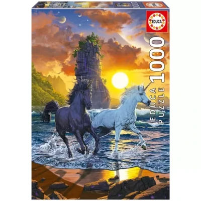 Educa Unicórnios na Praia - puzzle image