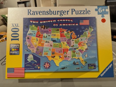 Ravensburger USA State Map - obrázek puzzlí