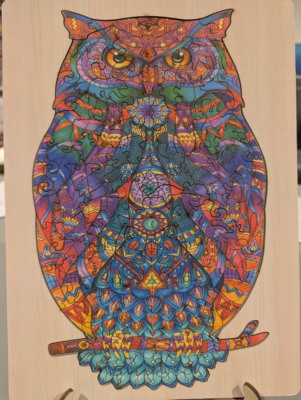 Puzzle Master Wooden Jigsaw Puzzle: Owl (Series 1) - image du puzzle
