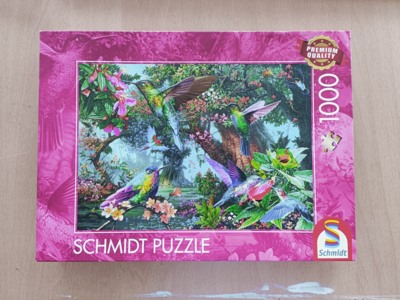 Schmidt Hummingbirds in a burst of colour - obrázek puzzlí
