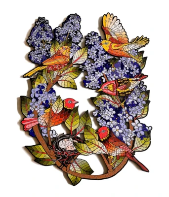 Puzzle Lab Songbirds - obrázek puzzlí